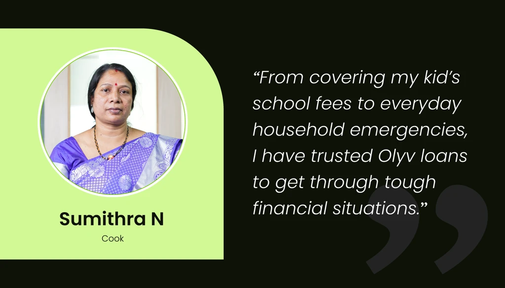 Empowering Financial Stability: Sumithra’s Journey with Olyv